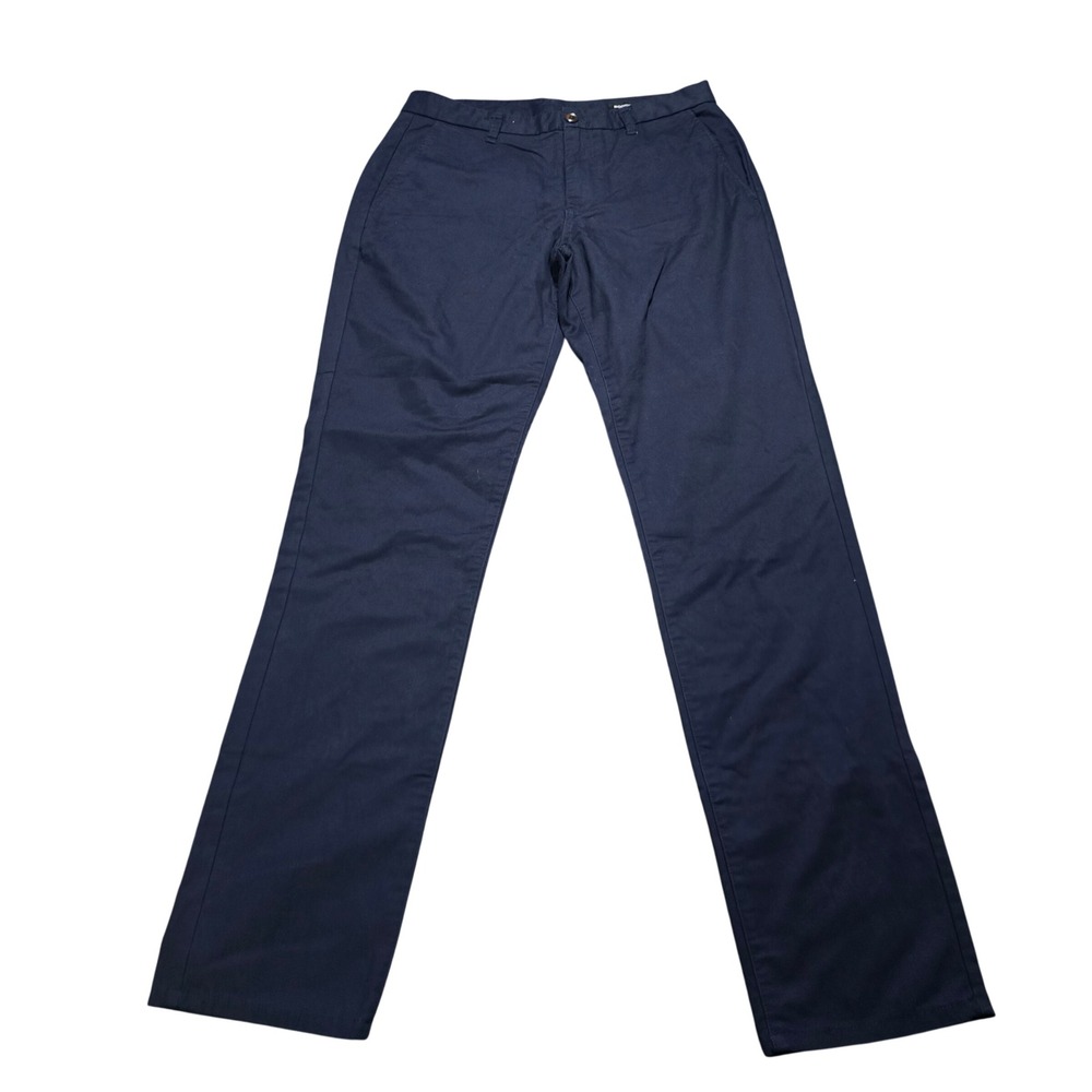 Bonobos Chinos Mens 32x34 Navy Blue Athletic Fit Cotton Trousers
